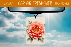 3d Floral Air Freshener Car| Car air freshin sublimating png Product Image 1