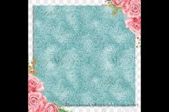 34 Teal Glam Digital Papers Sequin Glitter Luxury Background Product Image 9