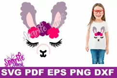 Llama Face SVG DXF EPS PNG Llama design clipart Product Image 1