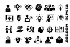 Glyph Idea Icons Product Image 1