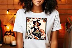 Cute Halloween witch clipart | Abstract shirt designs png Product Image 1