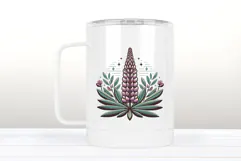 Wildflowers clipart | Vintage lupin flower graphics Product Image 3
