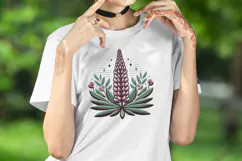 Wildflowers clipart | Vintage lupin flower graphics Product Image 4