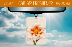 3d Floral Air Freshener Car| Car air freshin sublimating png Product Image 1
