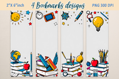 Back to school bookmark |Printable bookmark | Gray Book craf Product Image 1