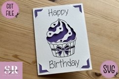 Birthday card insert design| Paper cutting | Cricut Joy svg Product Image 7