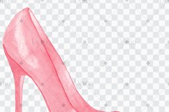 100 Hand Painted Watercolor Shiny High Heels Clip Arts Product Image 3