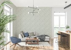 Wall mockup - Wallpaper mockup - Living room scene Product Image 6