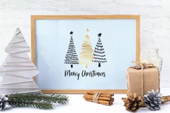 Merry Christmas card, Xmas plate ornament, t-shirt print. Product Image 4