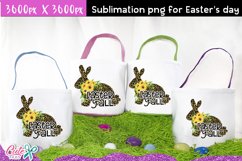 Easter yall bunny Sublimation design Product Image 2
