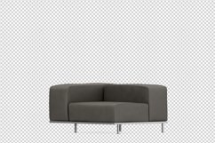 Isometric Arm Chair 3D isolated render Product Image 1