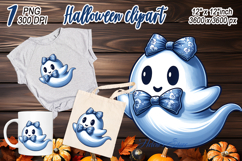 Cute Halloween ghost clipart png | Funny girl shirt designs Product Image 1