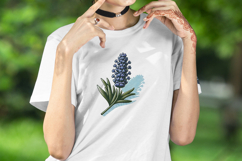 Wild flower lavender clipart |Vintage Summer flower graphics Product Image 4