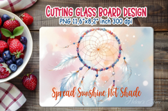 inspirational quote kitchen glass cutting board sublimation Product Image 2