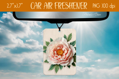 3d Floral Air Freshener Car| Car air freshin sublimating png Product Image 1