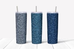 Blue Crystallized Skinny Tumbler Sublimation Bundle 20 Oz Product Image 3