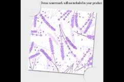 12 Spring Lavender Digital Papers in Pastel Lilac Color Product Image 4