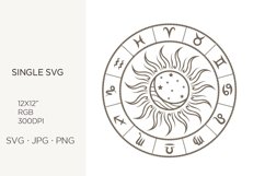 Zodiac, astrology signs, symbols, stars, HOROSCOPE SVG Product Image 1