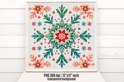 Christmas snowflakes clipart| Snowflake pattern shirt design Product Image 2