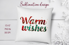 Bright Warm Wishes quote sublimation design clipart png Product Image 3