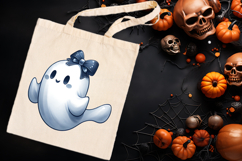 Cute Halloween ghost clipart png | Funny girl shirt designs Product Image 3