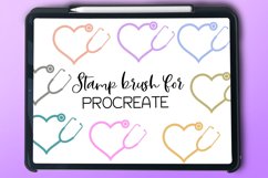 Nurse Stamp Brush - Procreate Brush Product Image 1