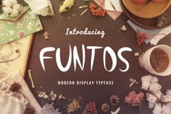 Web Font Funtos Typeface Product Image 1
