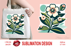 Wild flower clipart | Vintage Summer flower graphics Product Image 1
