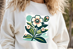 Wild flower clipart | Vintage Summer flower graphics Product Image 2