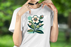 Wild flower clipart | Vintage Summer flower graphics Product Image 4
