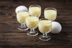 Traditional Italian liquor Vov with eggs Product Image 1