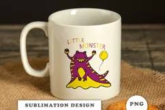 Little Monster Sublimation Designs Downloads PNG Product Image 3