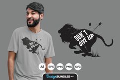 Don't Give Up for T-Shirt Design Product Image 1