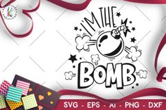 Valentines-Im the bomb svg Product Image 1