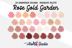 Rose Gold Garden Procreate Colour Palette Swatch Product Image 1