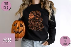 Day of the dead svg | card & vinyl cutting | Sugar skull svg Product Image 7