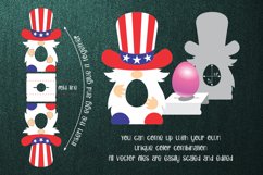 4th Of July Gnome Chocolate Egg Holder template SVG Product Image 2