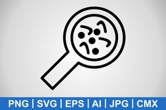 Vector Bacteria Icon Product Image 1