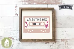 Valentine Mix SVG, Valentine's Day Wood Sign SVG Product Image 1