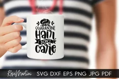 Quarantine Hair Don't Care SVG Stay Home Homeschool Mom Product Image 2