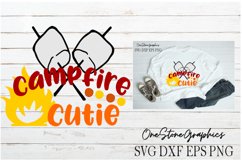 Campfire cutie svg,camping svg,marshmellow svg,campfire svg Product Image 1