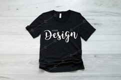 Bella Canvas 3001 Black T-shirt Mockup Unisex Tee Mock up Product Image 1