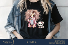 Funny Girl Early Morning PNG | Less Talk More Coffee PNG Product Image 2