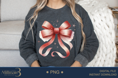 Coquette Bow USA Flag PNG | Girly 4th of July PNG for Tees, Product Image 4