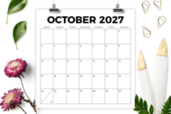 2027 Square Bold 12x12 Calendar Product Image 4