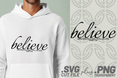 4x Christian Quotes Stillness Wins SVG Cut Files Believe Product Image 4