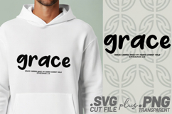 4x Christian Quotes Hope Wins SVG Cut Files Saved Grace Product Image 4