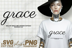 4x Christian Quotes Peace Wins SVG Cut Files Grace Facts Product Image 4