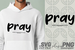4x Religious Quotes Light Pray SVG Cut Files Peace Crafts Product Image 2