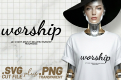4x Christian Quotes Chosen Wins SVG Cut Files Worship Grace Product Image 4